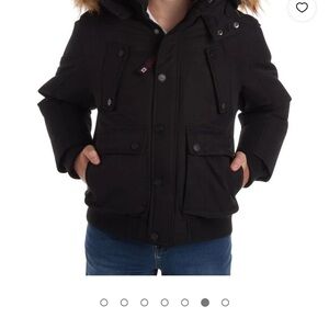 Cozy Black Kids Puffer Jacket